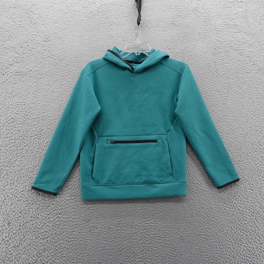 DSG Boys Sport Fleece Pullover Hoodie Teal Pool Medium 10-12 NEW